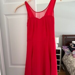 Express red dress size 4